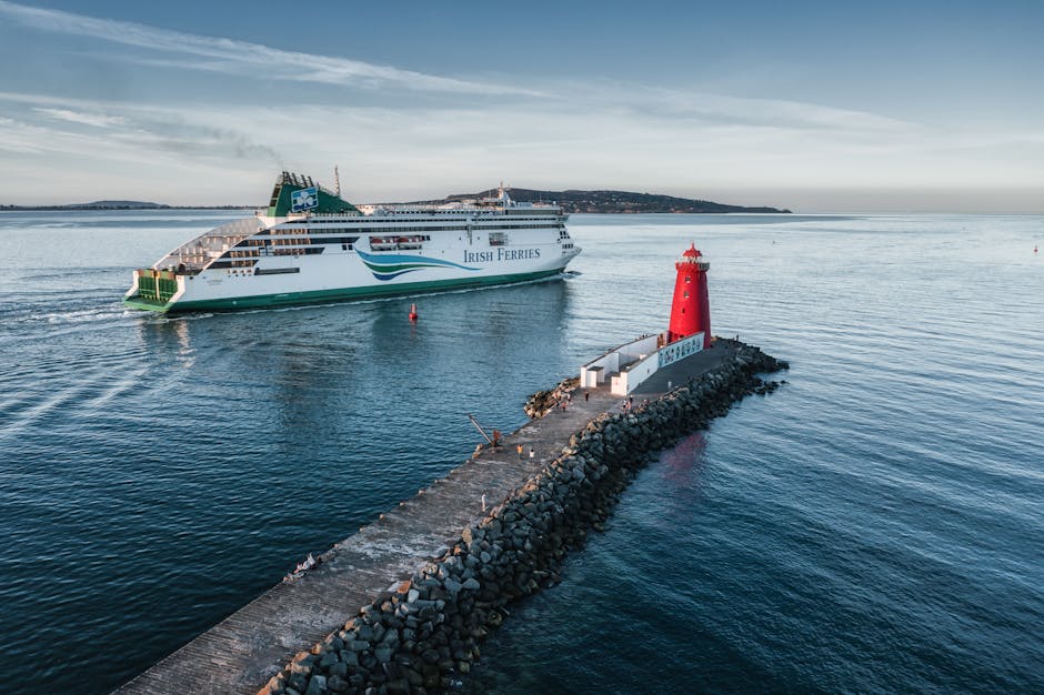 ferry to ireland from britain deck and lounge view