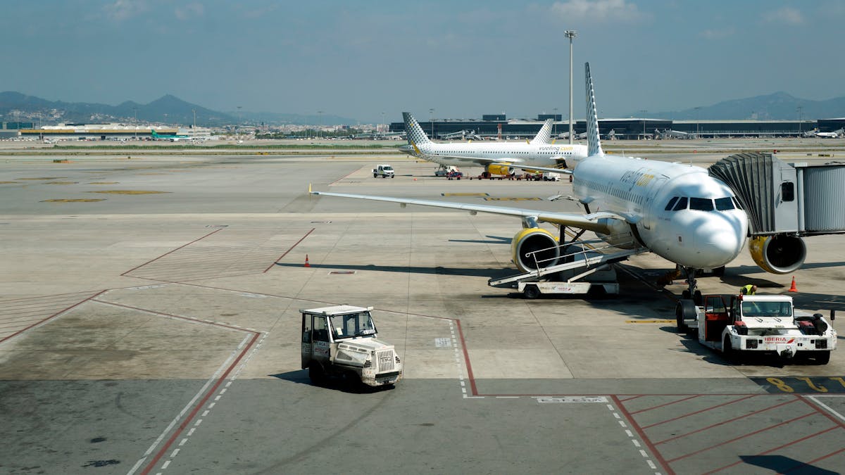 Family preparing UK travel documents
