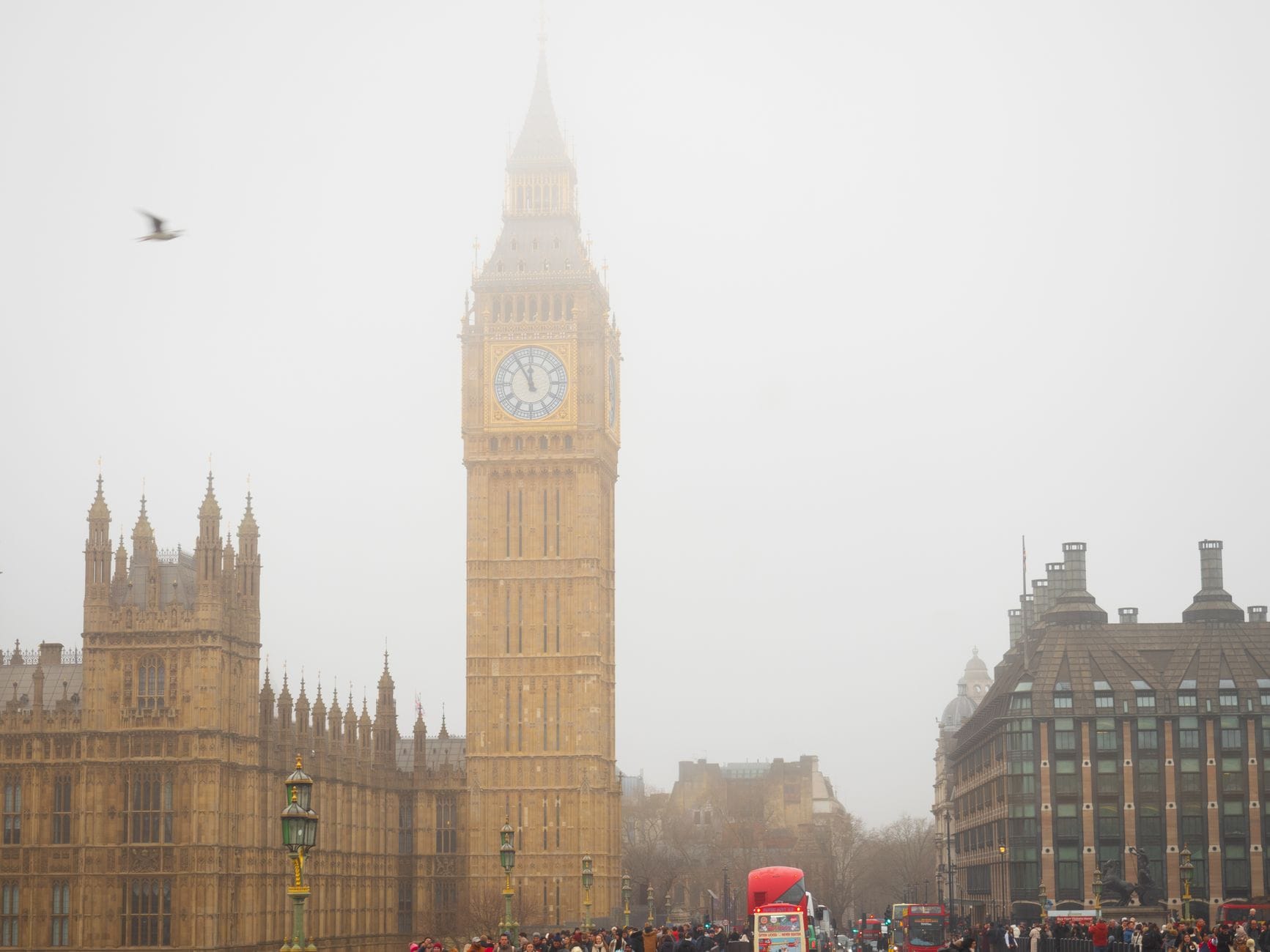American kids visiting London Big Ben