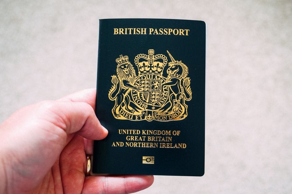 UK passport travel documents