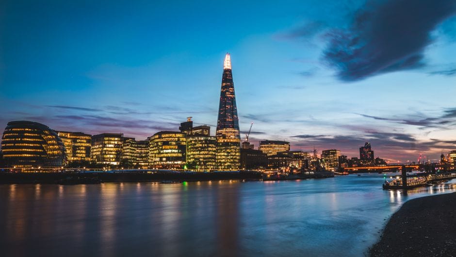 Open-air upper viewing deck of The Shard with the London cityscape stretching to the horizon