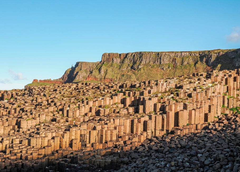 Northern Ireland coastline near the Giant's Causeway where a UK ETA is required